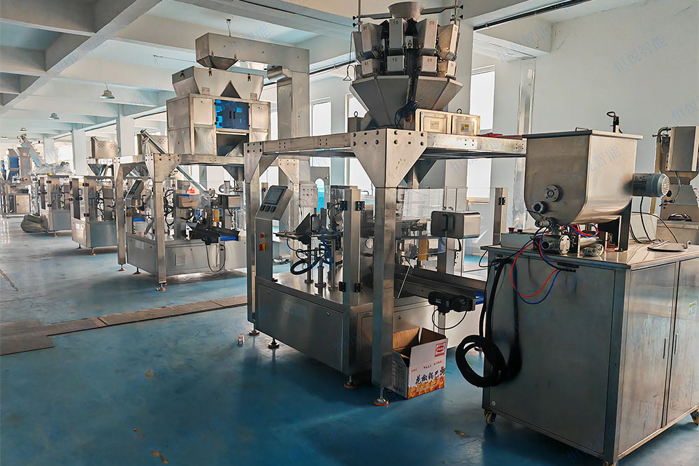 多頭電子組合秤能精確控制物料重量 多頭電子組合秤能精確控制物料重量