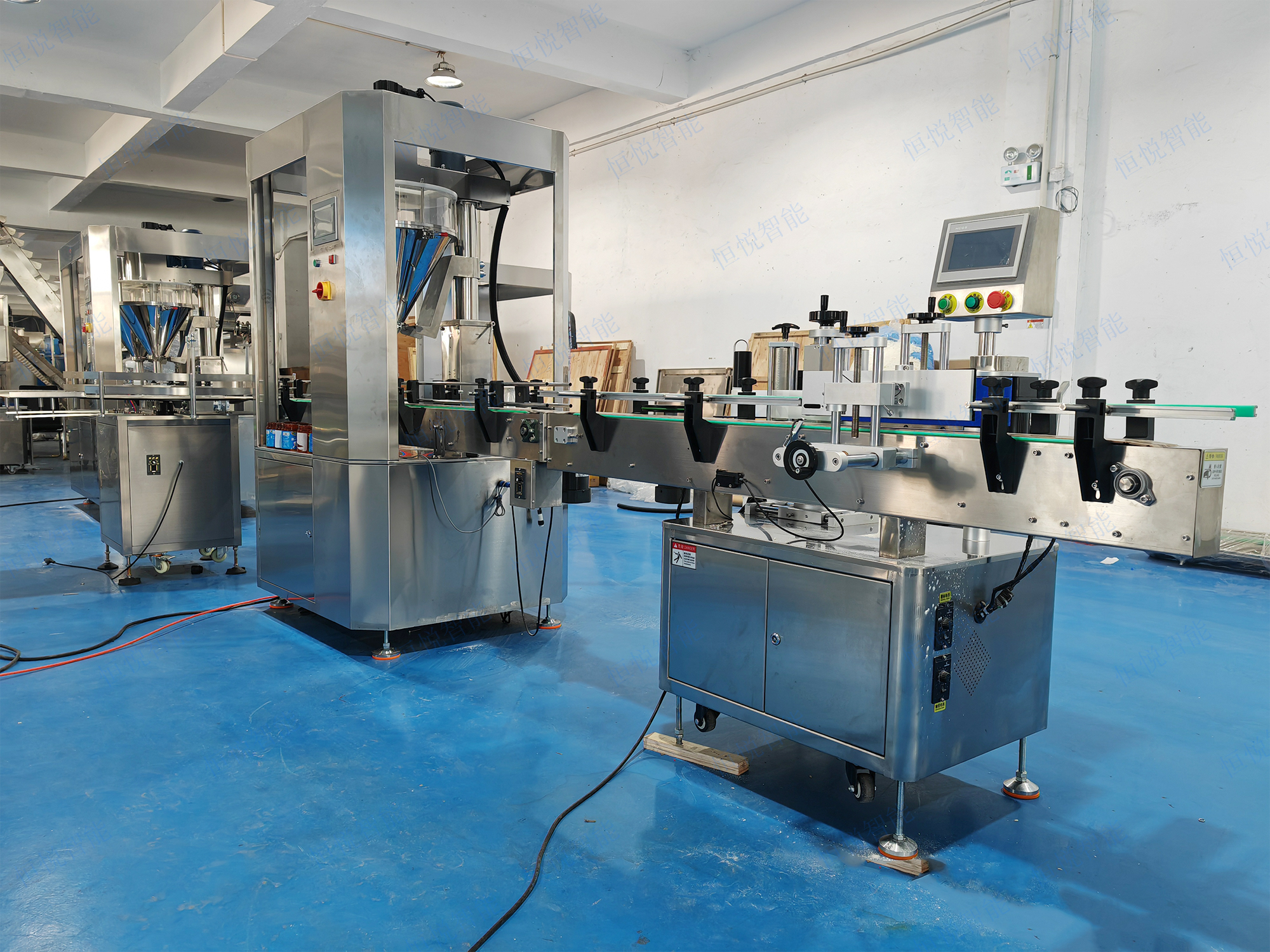 粉劑雙頭全自動(dòng)灌裝機(jī)應(yīng)用