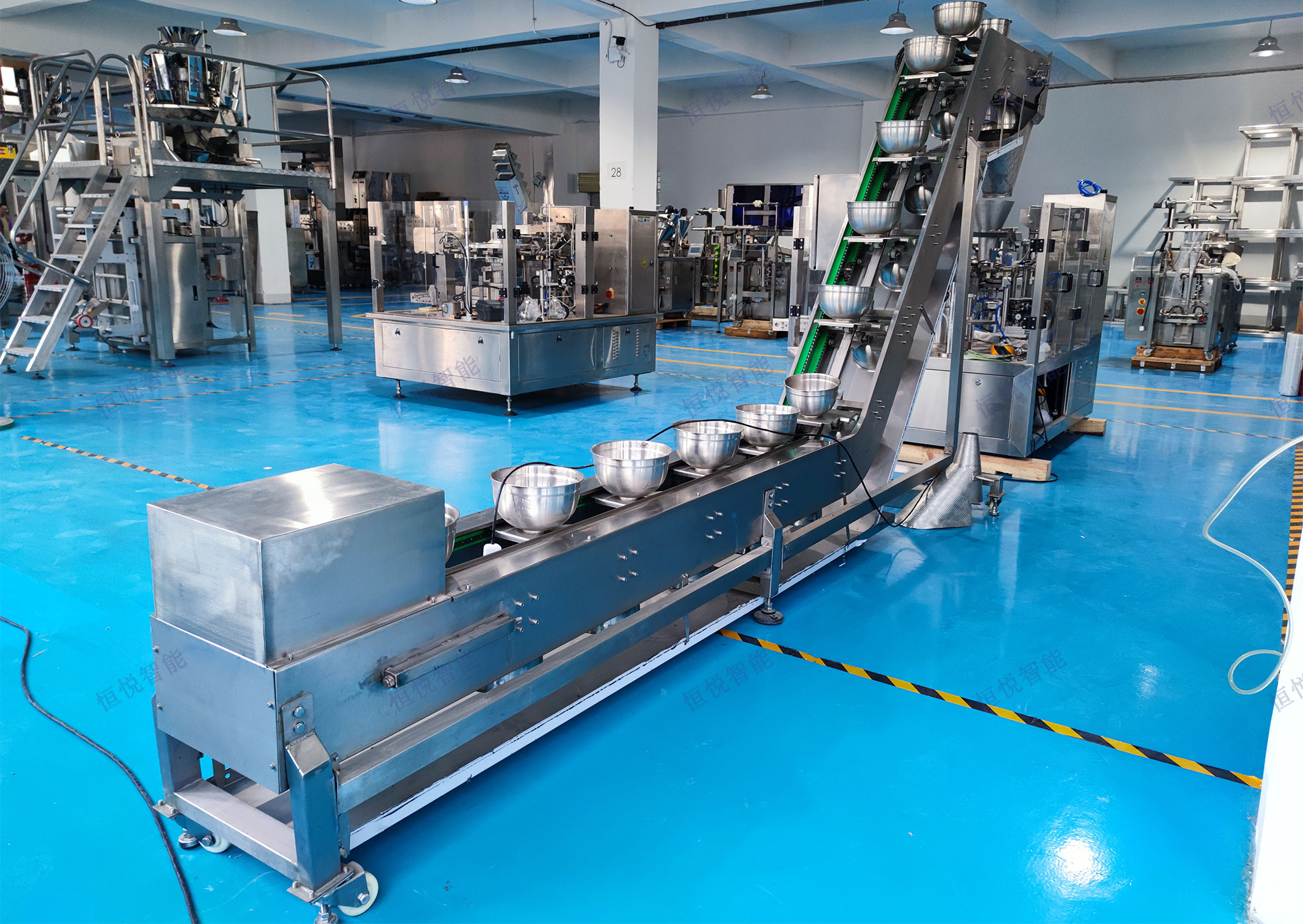 自動稱重式預(yù)制菜包裝機