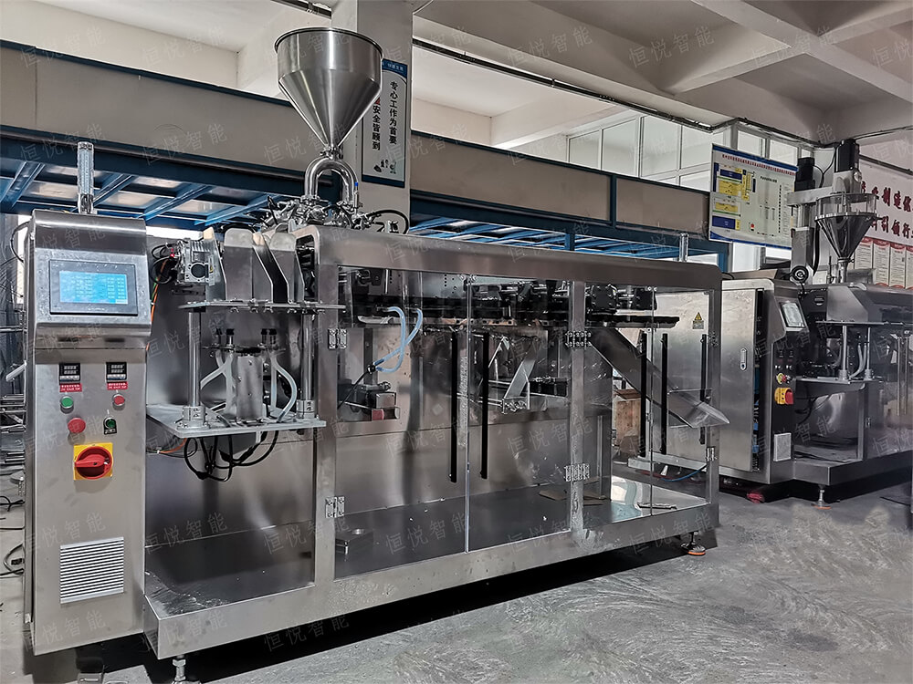 膏體醬料給袋式水平包裝機