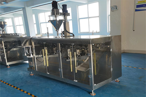 水平給袋式包裝機應用于粉末顆粒狀、液體膏體狀、顆粒醬料包裝