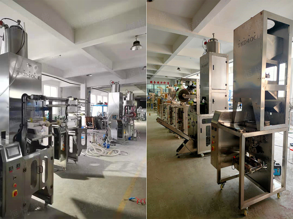 定向開發(fā)的一款全自動?xùn)|北拉皮包裝機